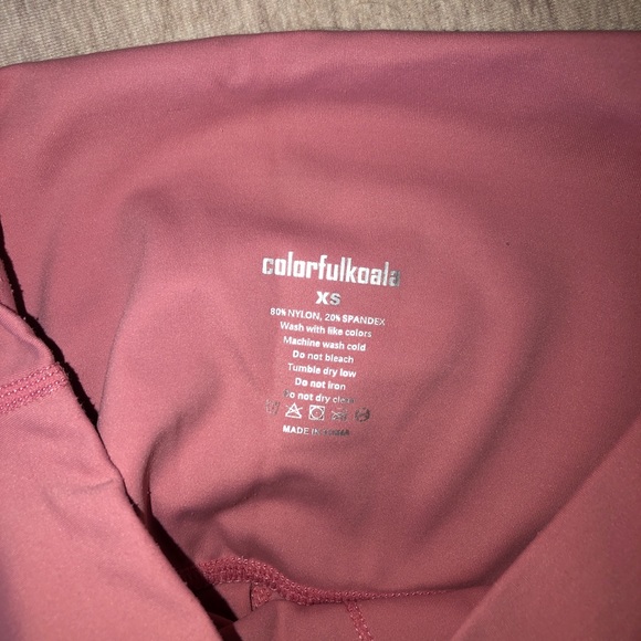 Colorful Koala Pink leggings - Picture 3 of 3